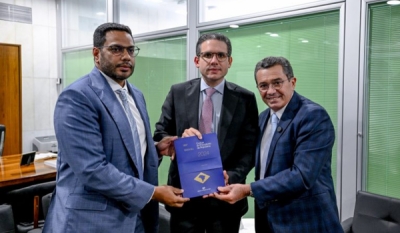 Motta recebe relatório do TCU sobre as contas do governo federal de 2024