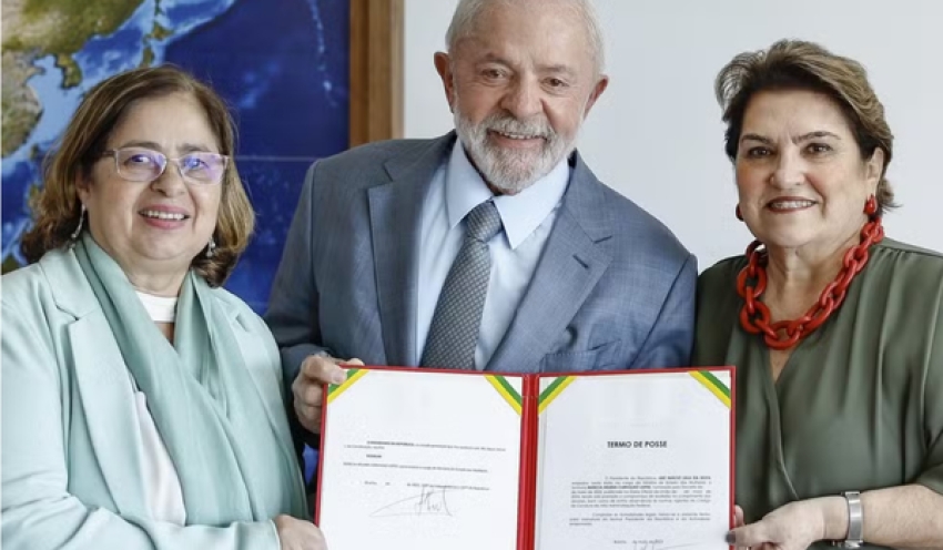 Lula nomeia e dá posse a Márcia Lopes como nova ministra das Mulheres