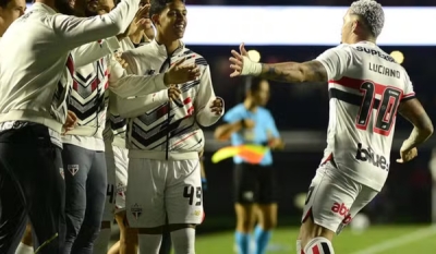 Luciano desencanta, e São Paulo vence o Náutico na Copa do Brasil
