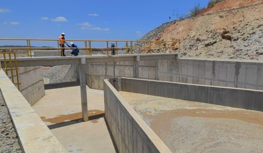 Governo Federal inicia testes do primeiro trecho do Ramal do Apodi, na Paraíba