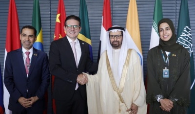 Hugo Motta se reúne com parlamentares da China e dos Emirados Árabes