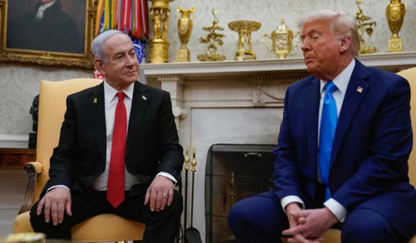 Ao lado de Netanyahu, Trump diz que os EUA vão 'assumir' a Faixa de Gaza