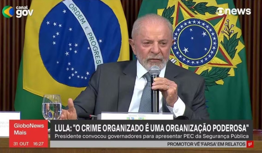 'Goiás é único estado que não tem problema de segurança', ironiza Lula após Caiado criticar PEC antiviolência