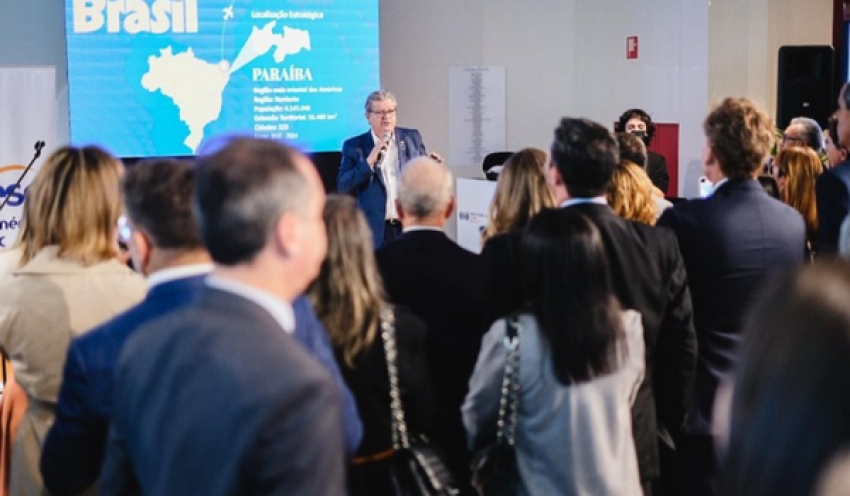 João Azevêdo lidera Missão Paraíba na apresentação do Polo Turístico Cabo Branco, em Lisboa