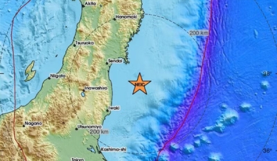 Terremoto atinge a costa leste do Japão