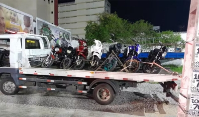 Operação policial apreende 50 motos em Campina Grande durante &#039;rolezinho&#039;