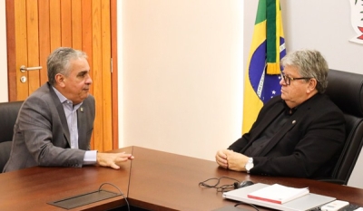 João Azevêdo recebe representante do governo federal e convida gestores públicos a participarem da Caravana Federativa