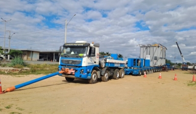 DER-PB coordena transporte do segundo transformador para Usina eólica em Nova Palmeira, a partir desta segunda