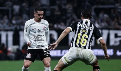 Santos busca empate com Corinthians nos acréscimos em duelo contra Z-4