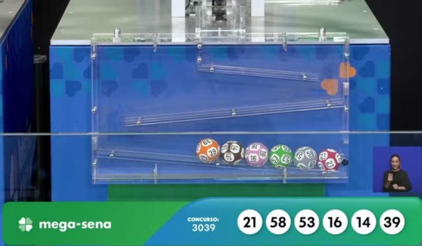 Mega-Sena, concurso 3039: confira os números sorteados