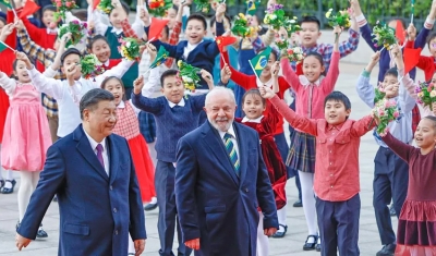 &#039;Ninguém vai proibir que o Brasil aprimore sua relação com a China&#039;, diz Lula em reunião com Xi Jinping