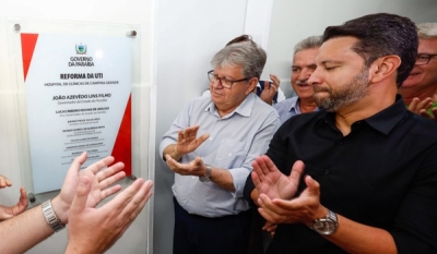 João Azevêdo entrega UTI, prédio do Cedmex e inspeciona Central de Abastecimento de Medicamentos em Campina Grande