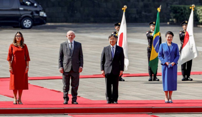 Presidente Lula é recebido pelo Imperador Naruhito e inicia agenda oficial no Japão