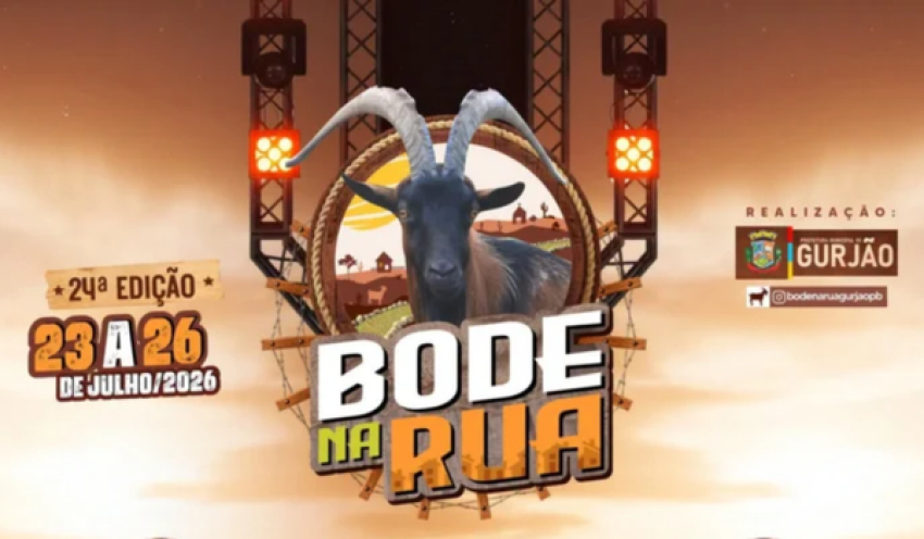 Gurjão vive expectativa para o 24º Bode na Rua, um dos maiores eventos de valorização da caprinocultura do Cariri