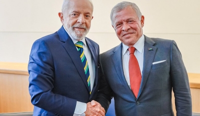 Presidente Lula se encontra com o Rei Abdullah II, da Jordânia