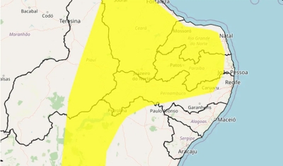 Inmet emite alerta amarelo de vendaval para 200 municípios da Paraíba