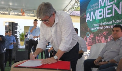 João Azevêdo firma parcerias com instituições de ensino superior e autoriza investimentos em abertura da Semana do Meio Ambiente