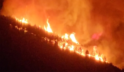 Incêndio &#039;fora de controle&#039; avança na ilha espanhola de Tenerife