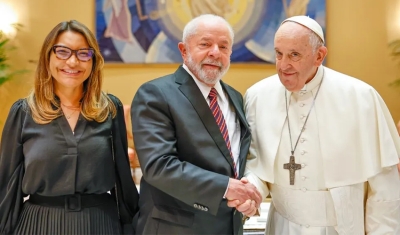 Lula se reúne com o Papa Francisco no Vaticano: &#039;Boa conversa sobre a paz no mundo&#039;