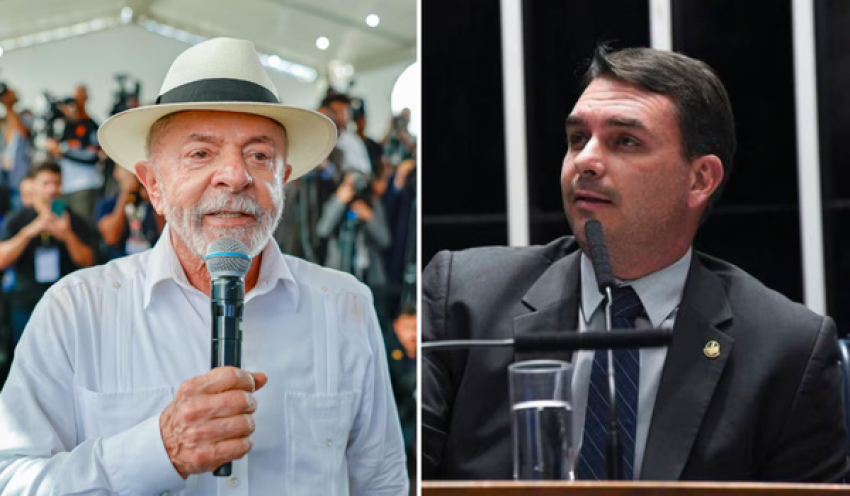 BTG/Nexus: no 2º turno, Lula tem 47% das intenções de voto, e Flávio Bolsonaro, 43%