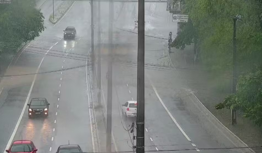 Inmet renova alerta de chuvas intensas para João Pessoa e outras 107 cidades da Paraíba