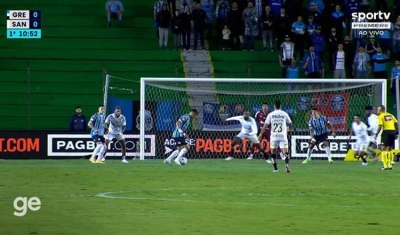 Suárez perde pênalti, mas Grêmio vence o Santos na 1ª rodada do Brasileirão