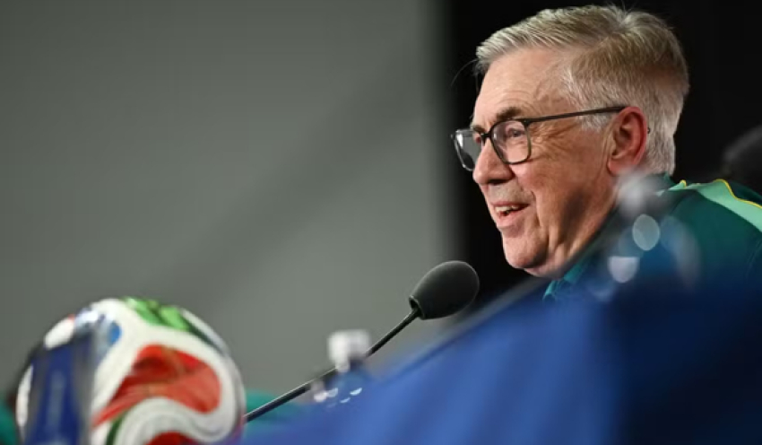 Ancelotti garante Brasil competitivo e diz: "Honra representar o país do futebol"
