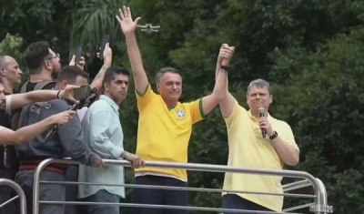 PL e Bolsonaro querem Tarcísio no partido após ato na Paulista