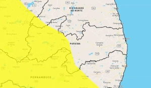 Inmet emite dois alertas com perigo de chuvas intensas para quase 90 cidades da PB