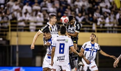 Joaquim marca de cabeça, e Santos vence o Água Santa em São Bernardo