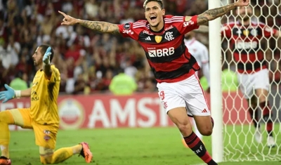 Com dois gols de Pedro, Flamengo bate Ñublense e conquista primeira vitória na Libertadores