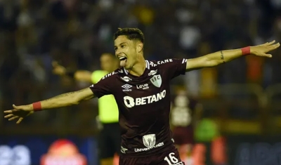 Diogo Barbosa marca nos acréscimos, e Fluminense vence o Fortaleza em Volta Redonda