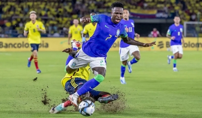 Exame confirma lesão, e Vini Jr está fora do clássico Brasil x Argentina no Maracanã