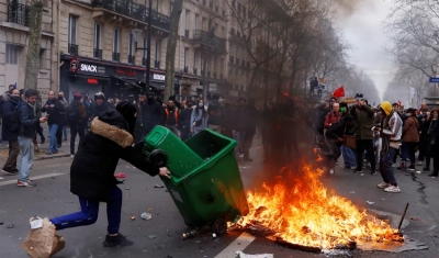 França enfrenta 10º dia de protestos contra a reforma da Previdência