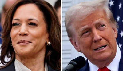 Kamala e Trump estão empatados em estados-chave, diz pesquisa