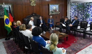 Pacheco recebe presidente do Conselho Federal da Alemanha