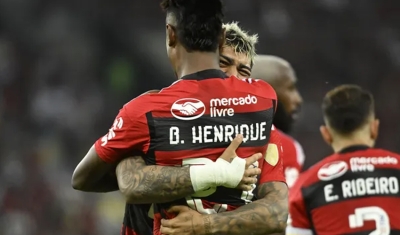 Bruno Henrique marca, e Flamengo vence o Olimpia pela Libertadores