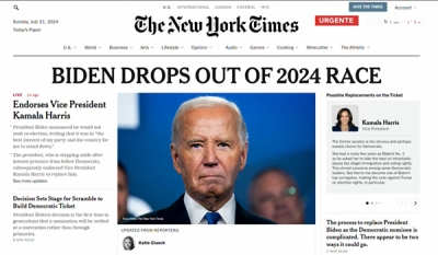 Políticos se manifestaram neste domingo (21) sobre o anúncio da retirada da candidatura de Joe Biden à reeleição para presidente dos Estados Unidos.