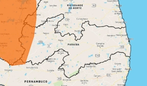 Inmet emite alerta laranja de perigo de chuvas intensas para cidades da Paraíba