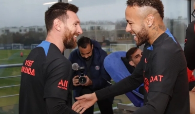 Neymar e Messi voltam a ser relacionados no PSG para jogo do Campeonato Francês