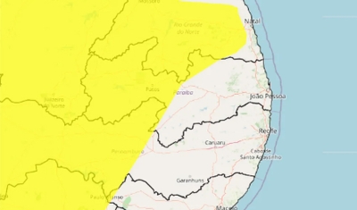 Inmet emite alerta amarelo de perigo de vendaval para 109 municípios da Paraíba