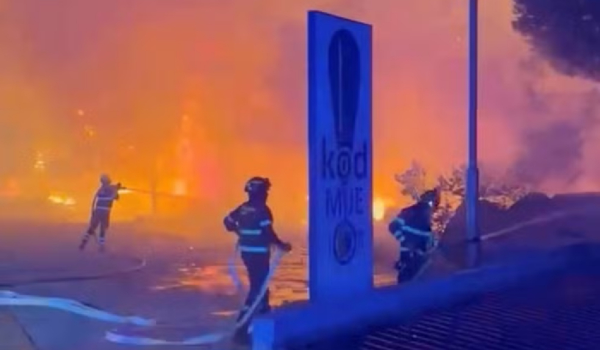 Incêndio florestal leva caos a cidade turística da Croácia e deixa um morto e 36 feridos