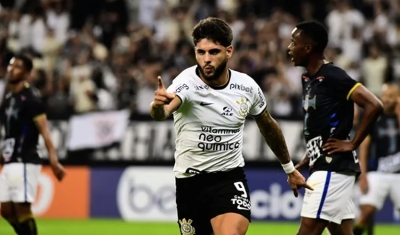 Róger Guedes e Yuri Alberto brilham, e Corinthians vence Água Santa na estreia em casa em 2023