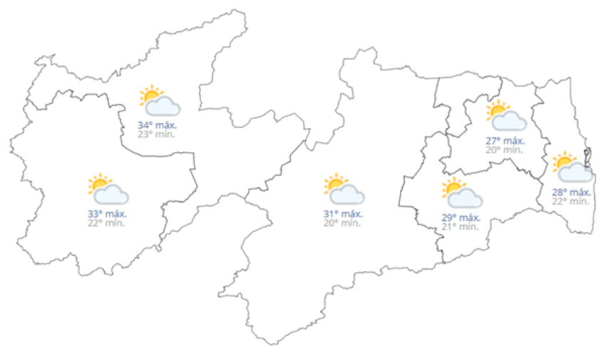 Previsão do tempo hoje, 04 de Agosto de 2026