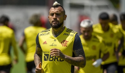 Escalação do Flamengo: Vidal é a única novidade em relação ao time de Copas para pegar o Corinthians