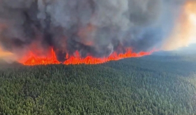 Incêndios &#039;fora de série&#039; assolam Canadá enquanto temperaturas aumentam