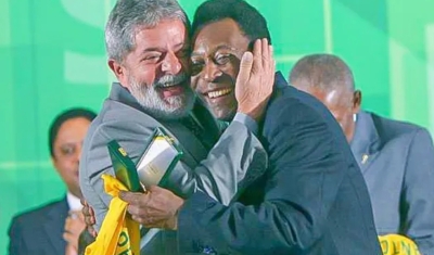 &#039;Poucos brasileiros levaram o nome do nosso país tão longe&#039;, diz Lula sobre Pelé