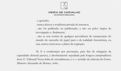 Defesa de Bolsonaro pede para retirar de ação no TSE minuta encontrada na casa de Anderson Torres