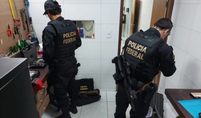 PF cumpre mandados de prisão em 5 estados contra grupo suspeito de tráfico de drogas e armas