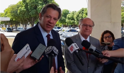 Haddad se reúne com Alckmin e discute medidas para a indústria e preço do diesel